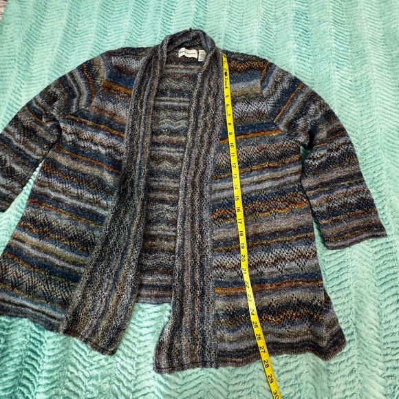 Alfred Dunner Multicolor Open Front Cardigan​ - Picture 4 of 7